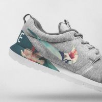 Alternate text for Nike Floral Roshe Customized Running Shoes